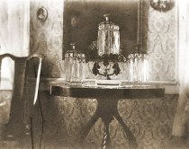 Candelabrum and table